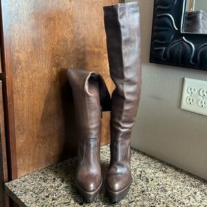 Prada brown boots